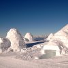 L\' Igloo Village del 2009 in costruzione