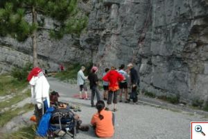 Arrampicando ad Erto